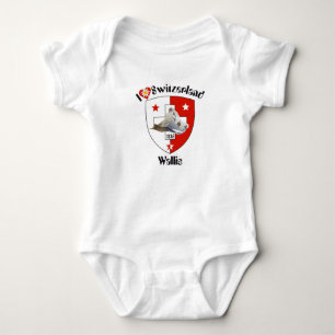 Valais v Wallis Schweiz-Suisse Children Body Baby Bodysuit