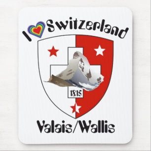 Valais / Wallis Suisse Switzerland Mauspad Mouse Mat