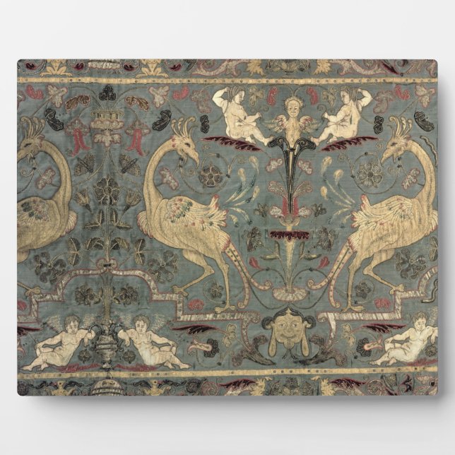 Valance of Renaissance design, 17th century (silk) Plaque (Front)