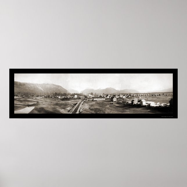 Valdez AK Panorama Photo 1902 Poster (Front)