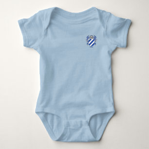 Valdez Historical Shield with Helm and Mantle Baby Bodysuit