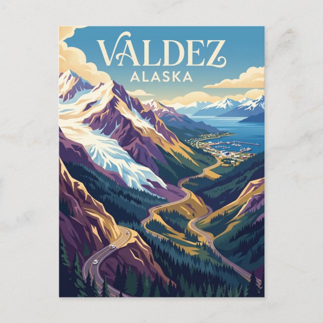 Valdez USA Postcard (Front)