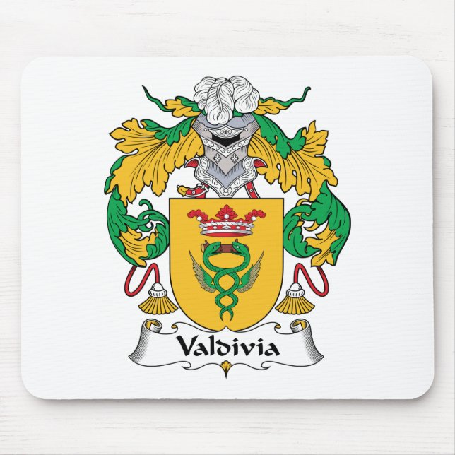 Valdivia Family Crest Mouse Mat (Front)