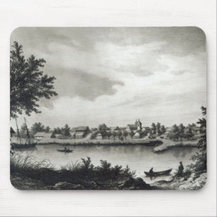Valdivia, from 'The History of Chile'engraved Mouse Mat