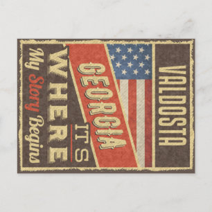 Valdosta Georgia Postcard