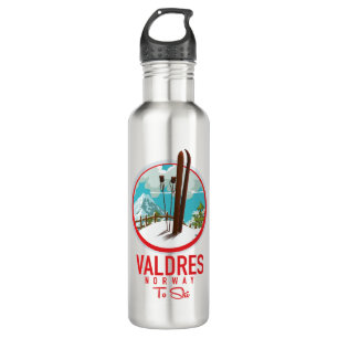 Valdres Norway Ski logo 710 Ml Water Bottle