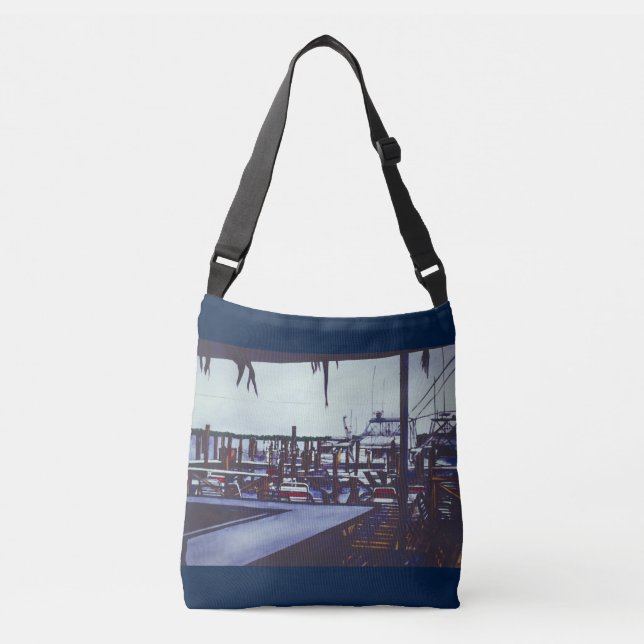 Valebtine's View, Harbour Island, Bahamas Crossbody Bag (Front)