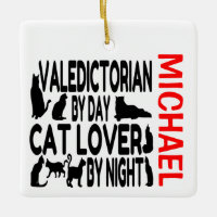 Valedictorian Loves Cats CUSTOM