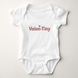 Valen-Tiny Cute & Funny Valentine Outfit for  Baby Bodysuit