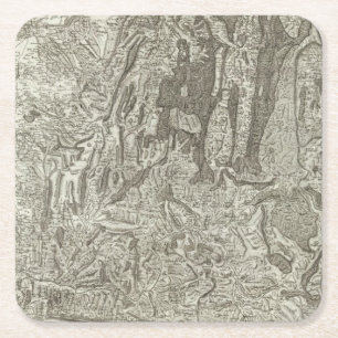 Valence Square Paper Coaster