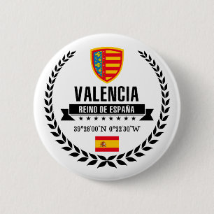 Valencia 6 Cm Round Badge