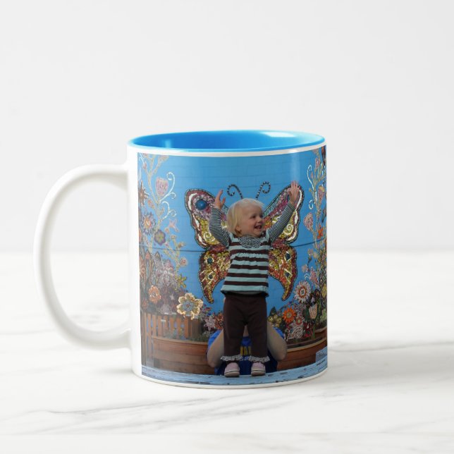 Valencia and Violet Butterfly Mug (Left)