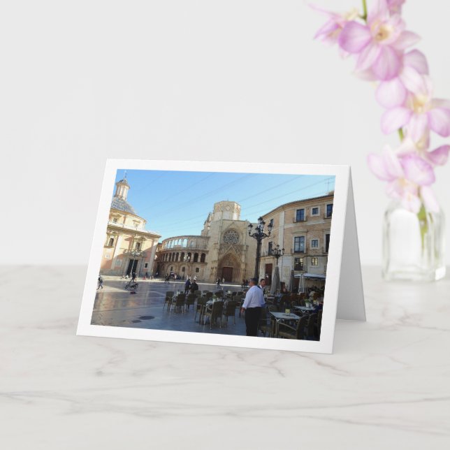 Valencia Cathedral, Valencia, Spain, Spanish Card (Orchid)