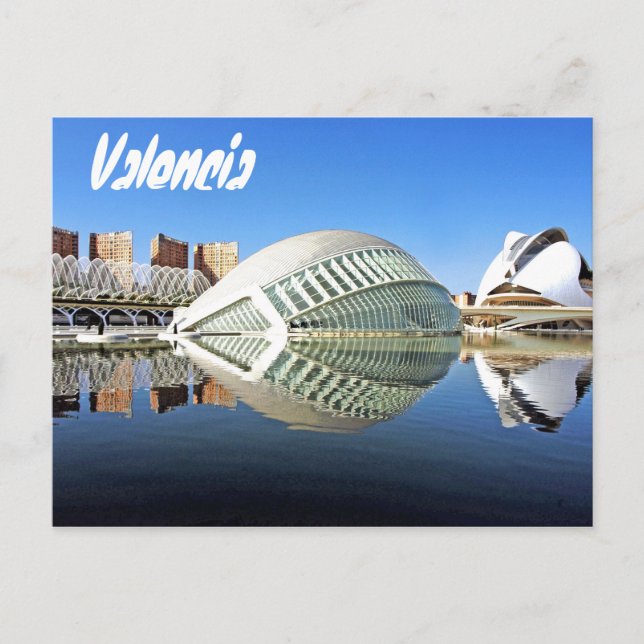 Valencia,  City of Arts and Sciences Postcard (Front)