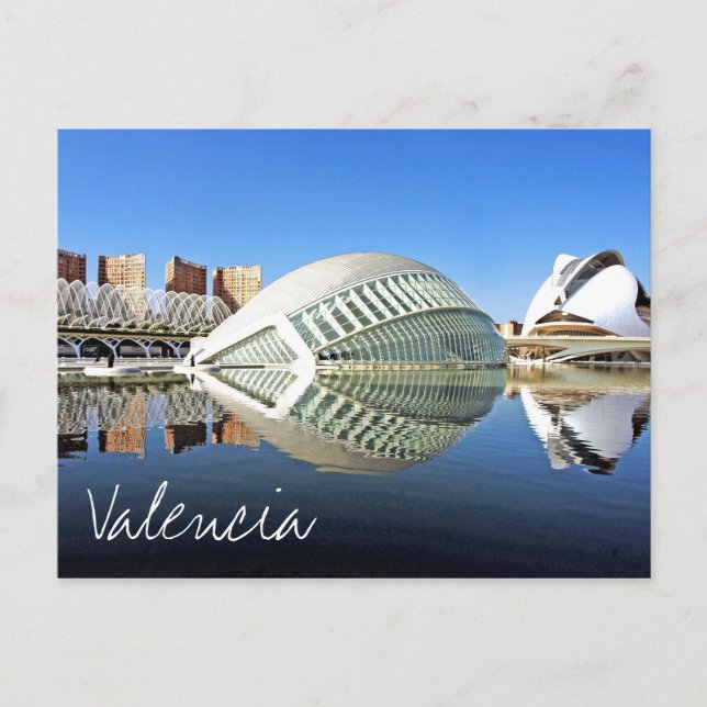Valencia,  City of Arts and Sciences Postcard (Front)