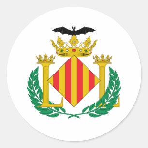 Valencia Coat Of Arms Classic Round Sticker