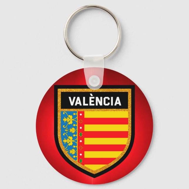 València Flag Key Ring (Front)