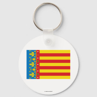 Valencia flag key ring