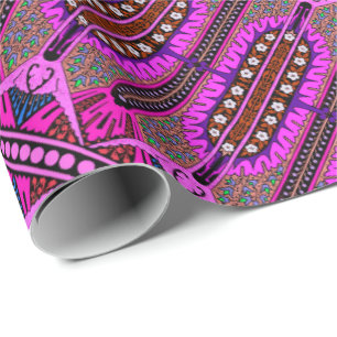 Valencia Fuschia Wrapping Paper