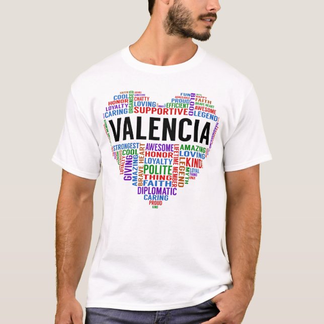 VALENCIA Legend Heart T-Shirt (Front)