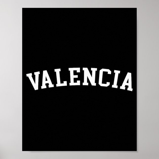 Valencia  poster (Front)