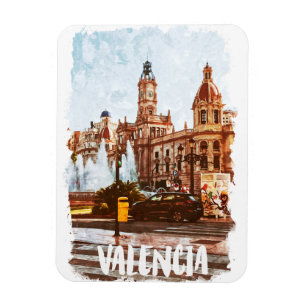 Valencia Spain Architecture Travel Magnet
