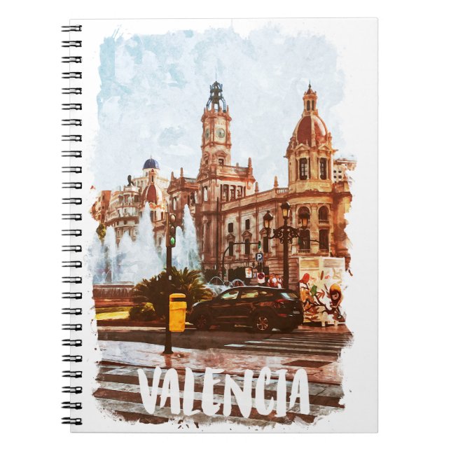 Valencia Spain Architecture Travel Notebook (Front)