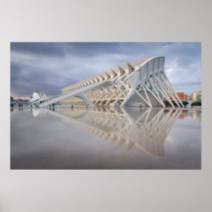 Valencia Spain City of Arts and Science Calatrava Poster