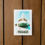 Valencia Spain Palau de les Arts Reina Sofía Postcard<br><div class="desc">Beautiful Valencia Spain postcard showing the unique architecture of the Palau de les Arts Reina Sofía. This product can be personalised. Great souvenir and gift idea for every tourist. Purchase now.</div>
