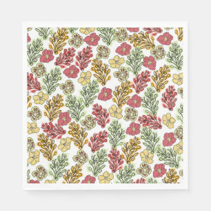 Valencia Spanish Floral and Vines Napkin