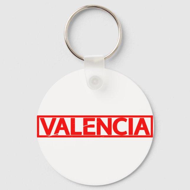 Valencia Stamp Key Ring (Front)