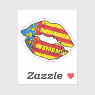 Valencia Valencian Lipstick Love Flag