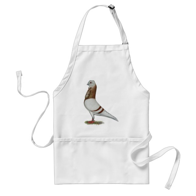 Valencian Figurita Pigeon Standard Apron (Front)