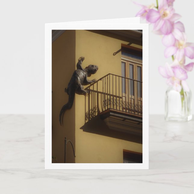 Valencian Lizard, Valencia City Card (Orchid)