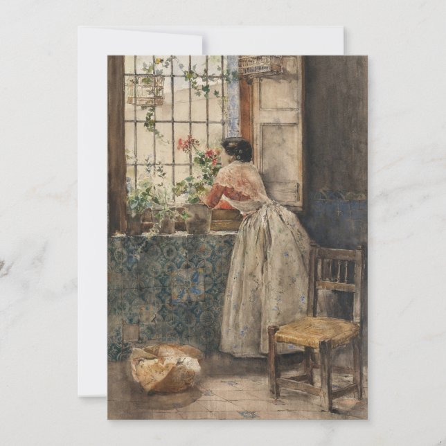 Valenciana a la Reja | Joaquín Sorolla (Front)