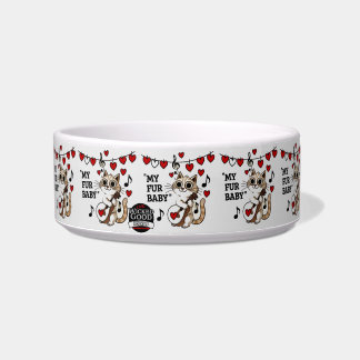 Valenine's Ceramic Pet Bowl