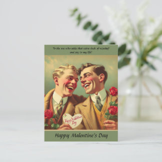 Valenitne 'Malentine's' Day Postcard