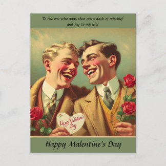 Valenitne 'Malentine's' Day Postcard