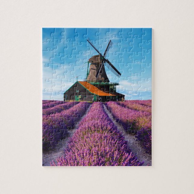 Valensole Lavender Fields Provence France Jigsaw Puzzle (Vertical)