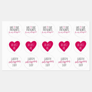 Valenspine's Day, Chiropractic Stickers,