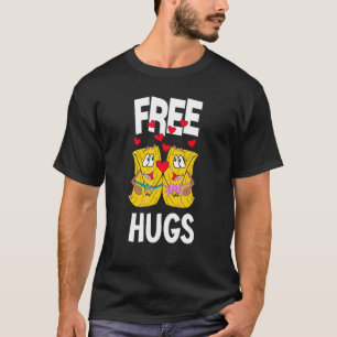 Valentin Day Tamales  Free Hugs Abrazos Gratis T-Shirt