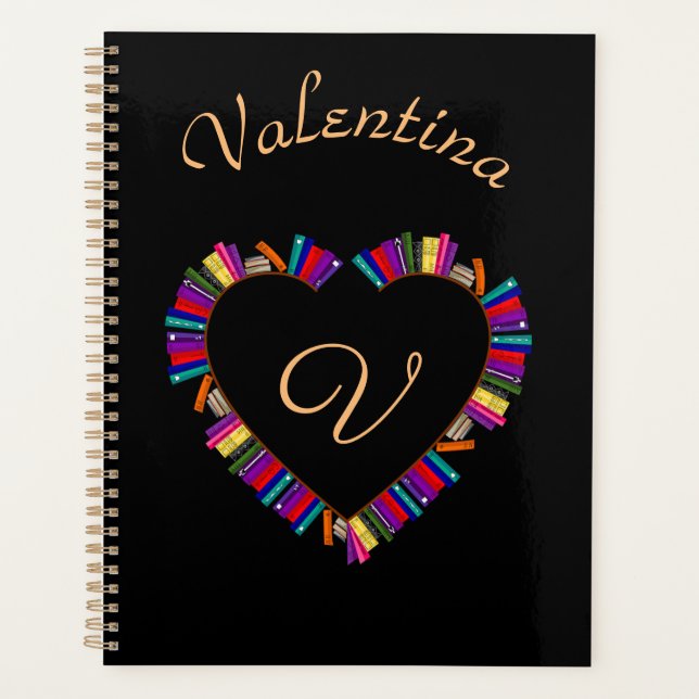 Valentina Elegant Modern Fashionable Trendy Cute Planner (Front)