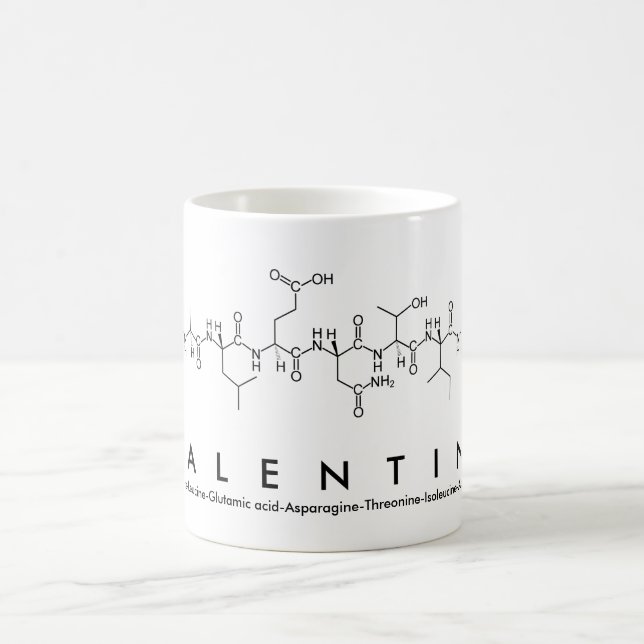 Valentina peptide name mug (Center)
