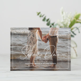 Valentina Photo Modern Wedding Save The Date