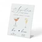 VALENTINA Script Signature Drink Wedding Bar