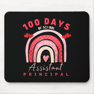 Valentine 100 Days Of School Istant Principal Fun Mouse Mat