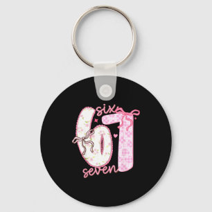 Valentine 6 7 Funny Six Seven 67 Happy Valentines  Key Ring