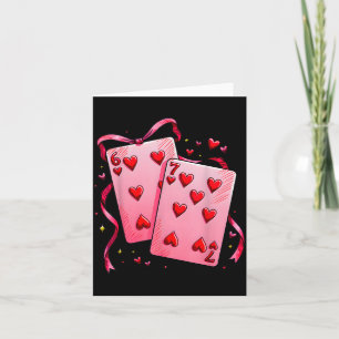 Valentine 6 7 Valentine's Day Matching Playing Car Card