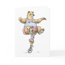 Valentine Acrobat Couple Card