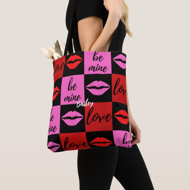 Valentine All-Over-Print Tote Bag (Close Up)